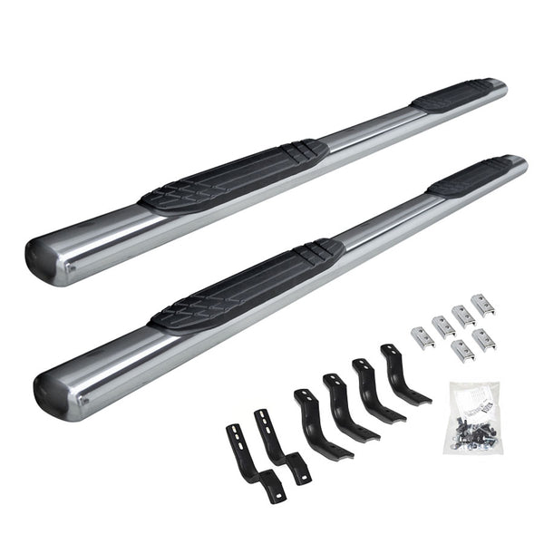 GoRhino 4" OE Xtreme Side Steps Complete Kit with Brackets 2024