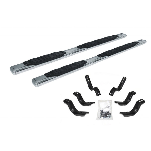 GoRhino 5" 1000 Series Side Steps Complete Kit with Brackets 2024