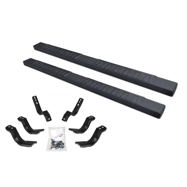 GoRhino 6" OE Xtreme II Side Steps Complete Kit with Brackets 2024