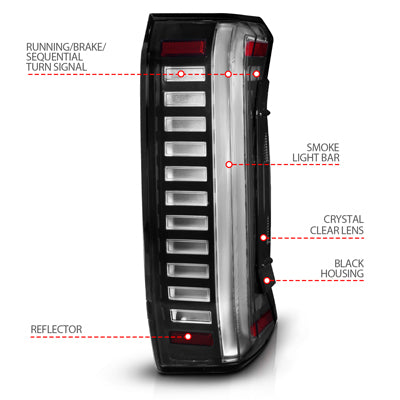 Anzo Z-Series LED Tail Lights | 2022-2025 Toyota Tundra