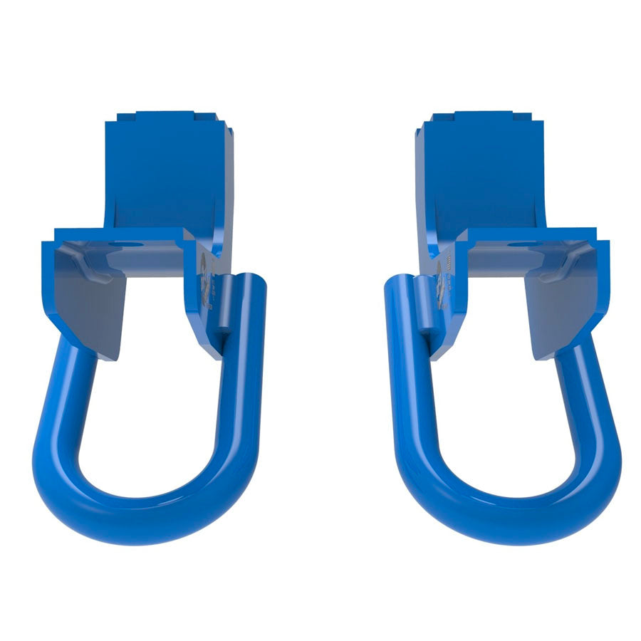 aFe Control Front Tow Hooks Blue, 2022-2024 Toyota Tundra