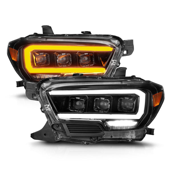 Anzo Full LED Projector Headlights w/Light Bar Sequential and ...