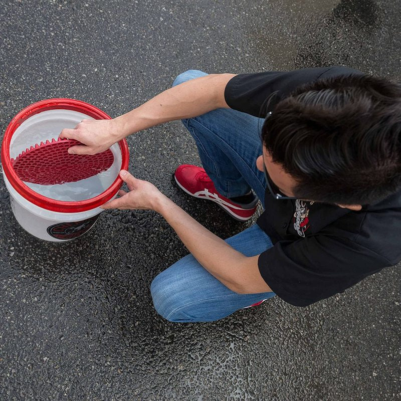Chemical Guys DIRTTRAP02 - Cyclone Dirt Trap Car Wash Bucket Insert - Red