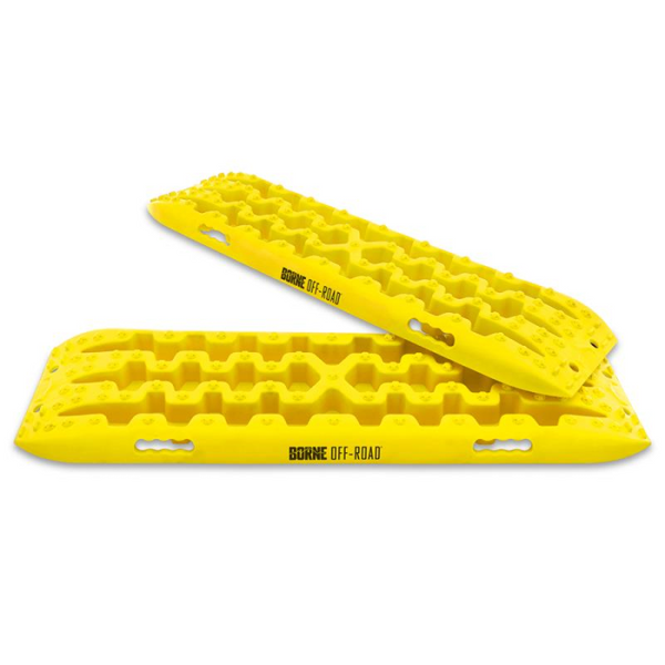 Borne OffRoad Traction Board Set Yellow Universal TheYotaGarage