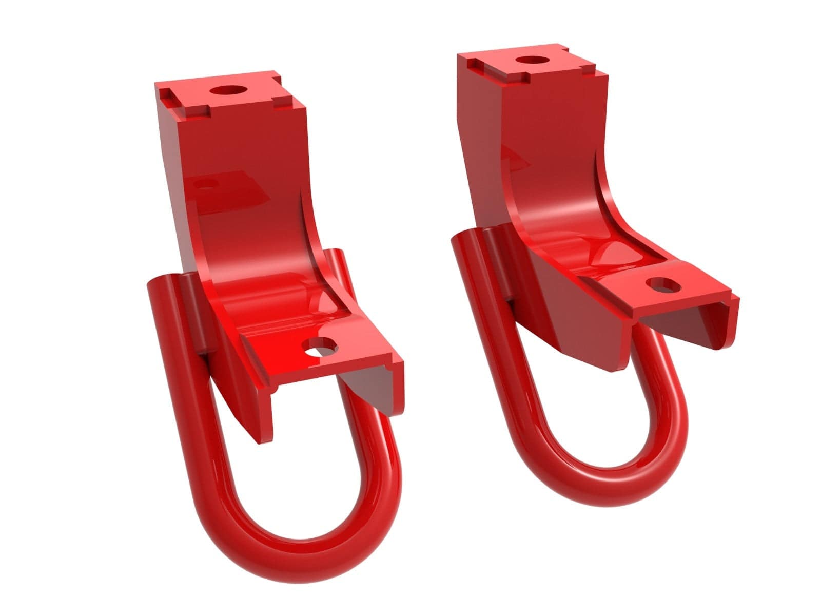 aFe Control Front Tow Hooks Red | 2022-2024 Toyota Tundra
