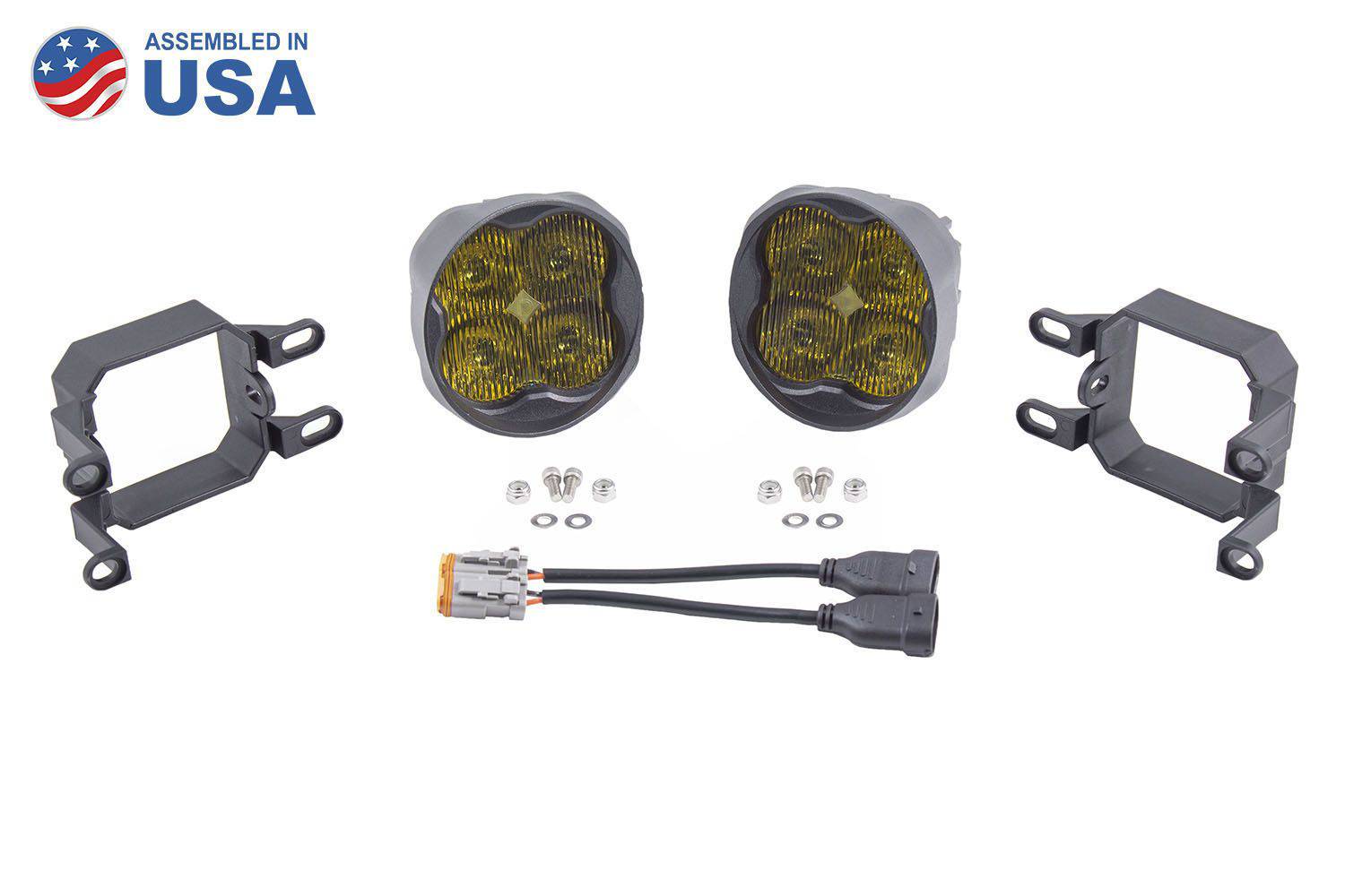 Diode Dynamics Yellow/Amber SS3 LED Fog Light Kit | 2012-2015