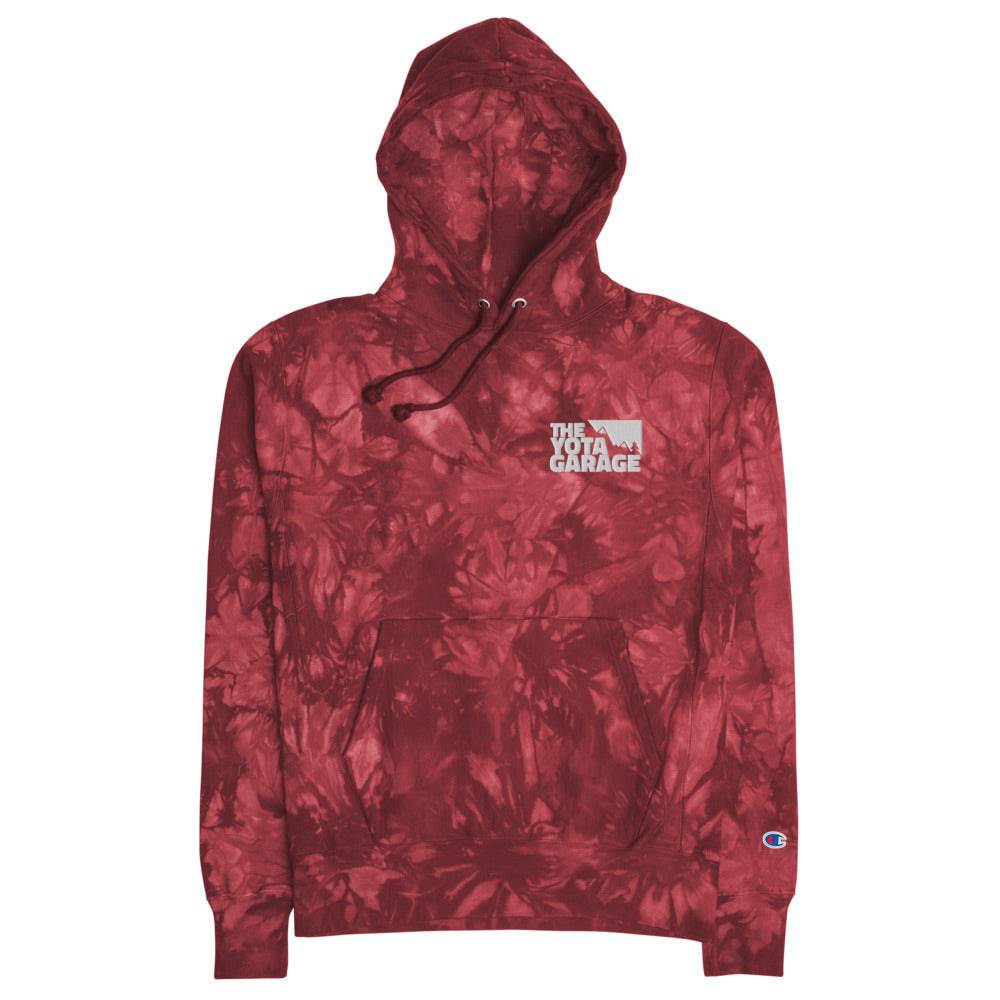 TheYotaGarage x Champion Tie-Dye Pullover Hoodie | TheYotaGarage