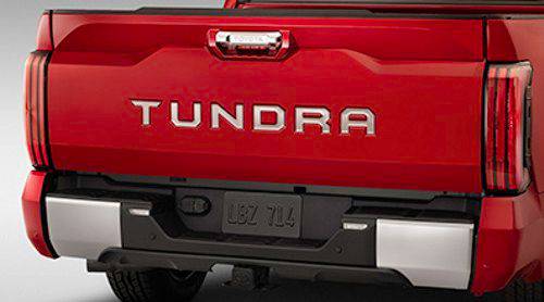 Toyota OEM Tundra Tailgate Insert Badge - Chrome | 2022-2025 Toyota ...