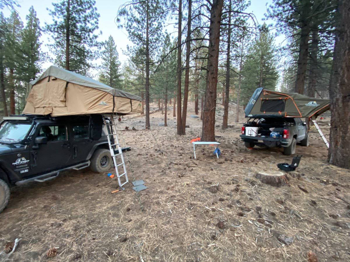 Tuff Stuff ALPHA™ Hard Top Side Open Tent, Gray, 4 Person (TS-RTT-CS-GR)
